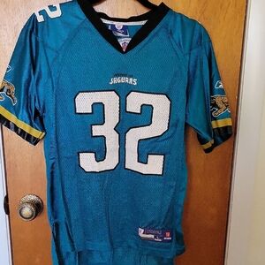 Reebok Teal and Black NFL Onfield Jersey
